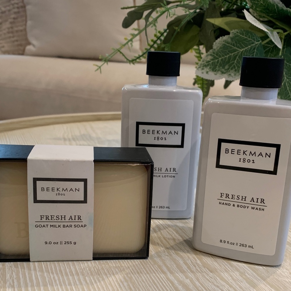 Beekman 1802 Fresh Air Goat Milk Trio w/Cuticle Cream